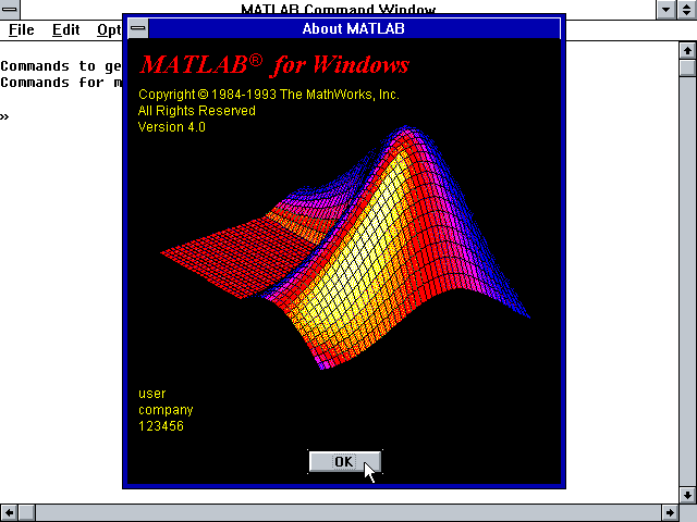 MATLAB 4.0 - About